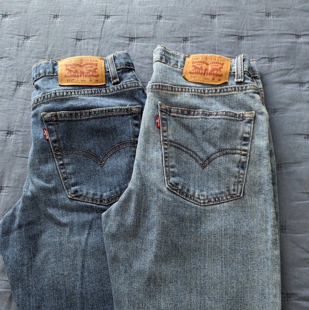 Blue jeans for teens